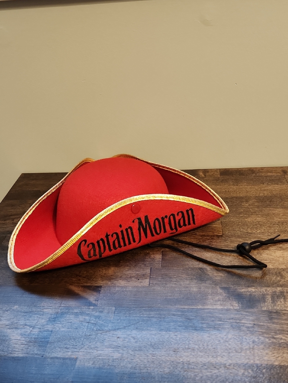 Captain Morgan Red Pirate Tricorn Hat